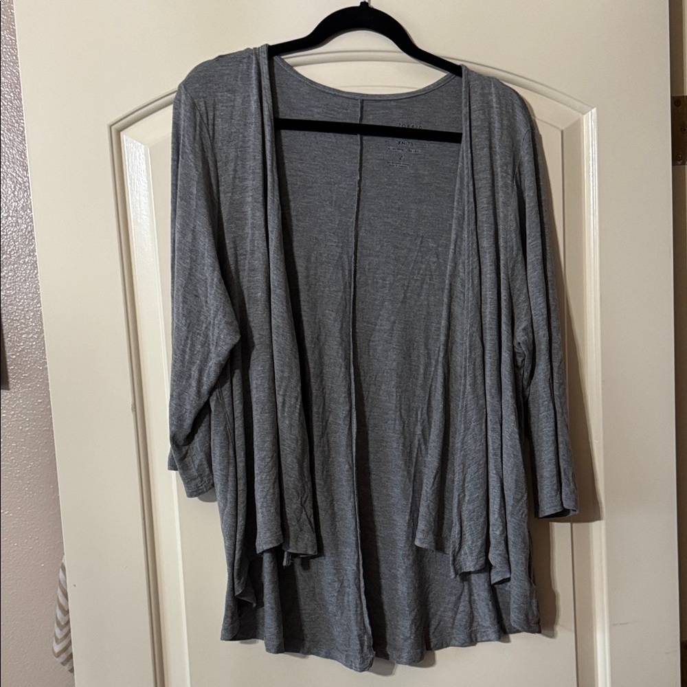 Torrid Super Soft Knit Gray Women's Cardigan Soft 2X